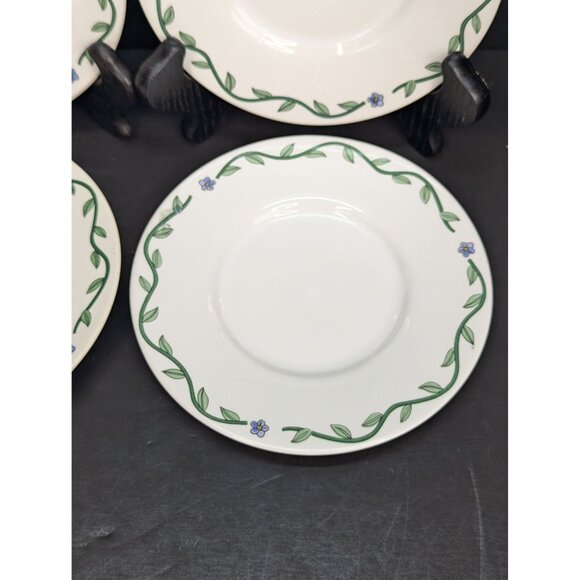 International Tableworks Terrace Blossoms 072-01 Replacement Saucers Set of 4 - Picture 7 of 11